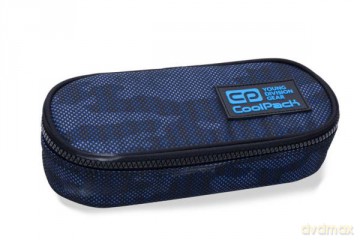 Piórnik Edge saszetka podwójna prostokatna Army niebieska Coolpack