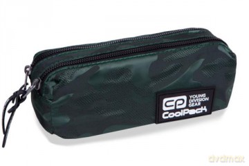 Piórnik Edge saszetka podwójna prostokatna Army zielony Coolpack