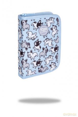 Piórnik jednoklapkowy bez wyposażenia Clipper - Cute Bulldogs Coolpack