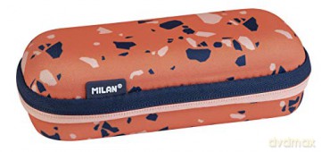 Piórnik owalny usztywniany Terrazzo orange 081145TZ2RN