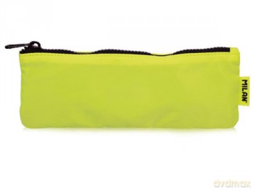 Piórnik płaski mały flash fluo żółty 081118FHFY.