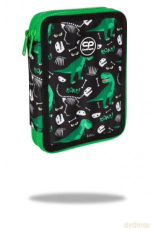 Piórnik podwójny z wyposażeniem - Jumper XL - Dinosaurs Coolpack