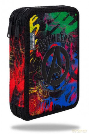 Piórnik podwójny z wyposażeniem - Jumper XL- Avengers 77307 CP