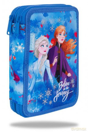 Piórnik podwójny z wyposażeniem - Jumper XL- Frozen II - 2 77306 CP