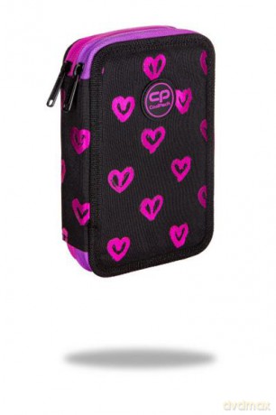 Piórnik podwójny z wyposażeniem Jumper 2 Electra hearts D066334