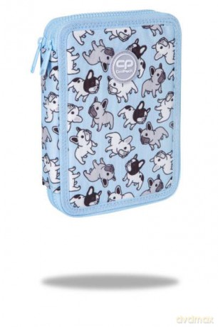 Piórnik podwójny z wyposażeniem Jumper XL Cute bulldogs D077333