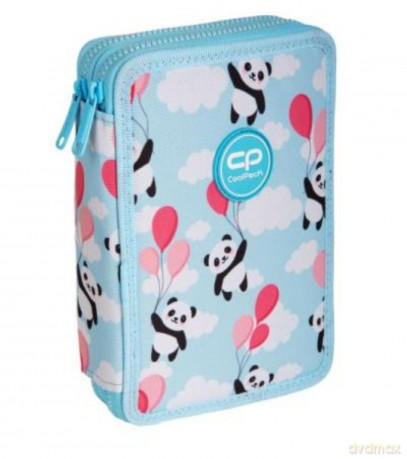 Piórnik podwójny z wyposażeniem Jumper XL Panda Ballons E77548