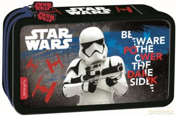 Piórnik podwójny z wyposażeniem Star Wars