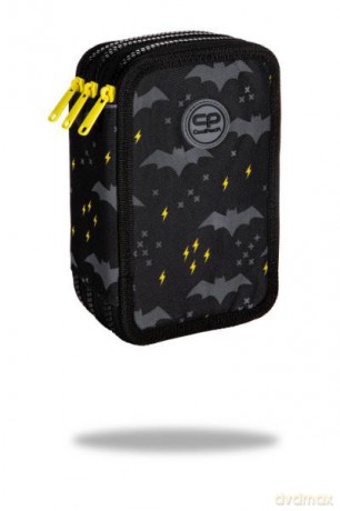 Piórnik potrójny z wyposażeniem - Jumper 3 - Dark night Coolpack