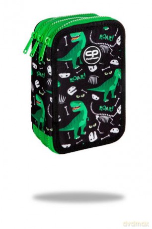Piórnik potrójny z wyposażeniem Jumper 3 Dinozaury Coolpack