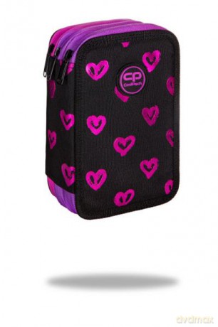 Piórnik potrójny z wyposażeniem Jumper 3 Electra hearts Coolpack