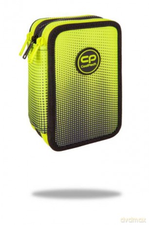 Piórnik potrójny z wyposażeniem Jumper 3 Gradient lemon cytryna E67510