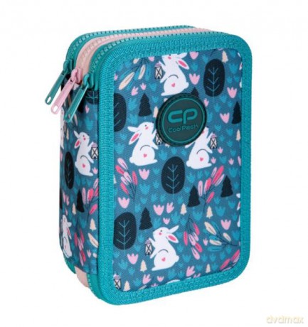 Piórnik potrójny z wyposażeniem Jumper 3 Princess Bunny E67536