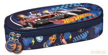 Piórnik saszetka owalny z klapką PC1 Hot Wheels