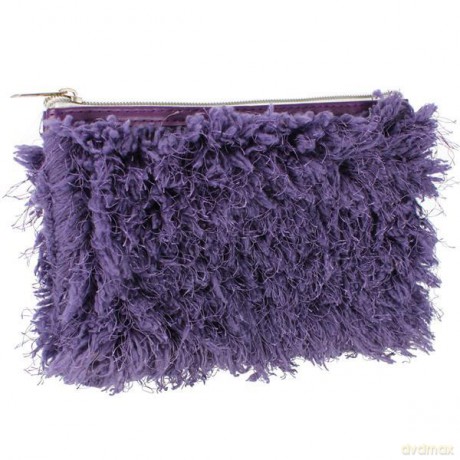 Piórnik saszetka pluszowa Violet Hair 490754