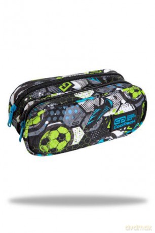 Piórnik saszetka podwójna - Clever - Football C65230