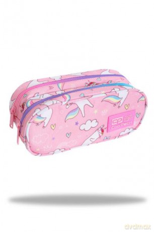 Piórnik saszetka podwójna - Clever - Pink Dream C65235