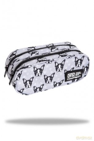 Piórnik saszetka podwójna - Clever -French Bulldogs C65247
