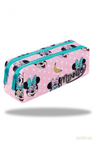 Piórnik saszetka podwójna - Edge - Disney Minnie Mouse pink 69302
