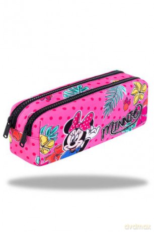 Piórnik saszetka podwójna - Edge - Minnie Mouse tropical 69301