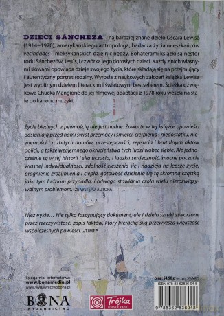 Dzieci Sancheza Autobiografia Rodziny Meksykańskiej (twarda) - Oscar Lewis [KSIĄŻKA]