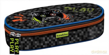 Piórnik saszetka usztywniona z wewnętrzną klapką Gamer PC-01