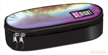 Piórnik saszetka usztywniona z wewnętrzną klapką PC1 HOLO MULTICOLOR