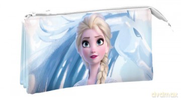 Piórnik trzykomorowy 22 cm Kraina Lodu 2. Frozen 2 FR30007 Kids Euroswan