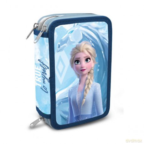 Piórnik trzykomorowy z wyposażeniem Kraina Lodu 2. Frozen 2 FR30008 Kids Euroswan