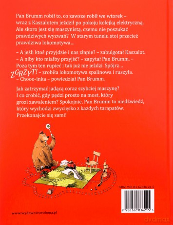 Pan Brumm Jedzie Pociągiem (twarda) - Daniel Napp [KSIĄŻKA]
