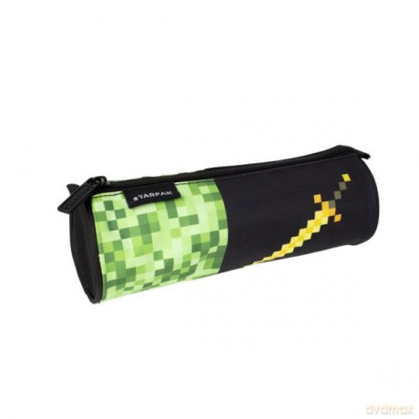 Piórnik tuba 1 zamek G PIXEL GREEN STK-16