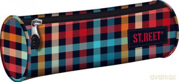 Piórnik tuba Street Chequered Pattern 7 PU-01