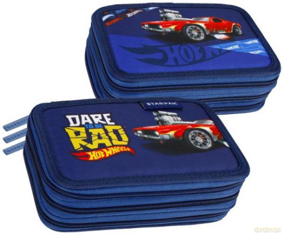 Piórnik z wyposażeniem 3 zamki Hot Wheels 486071