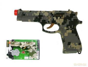 Pistolet 19,5 cm dźwięk HY9019-2 mix