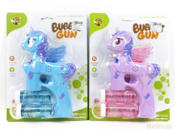 Pistolet do baniek mydlanych Pony na baterie, bańki mydlane BBAŃ3410