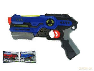 Pistolet laserowy 26 cm światło, dźwięk 2 kolory 869-13 mix