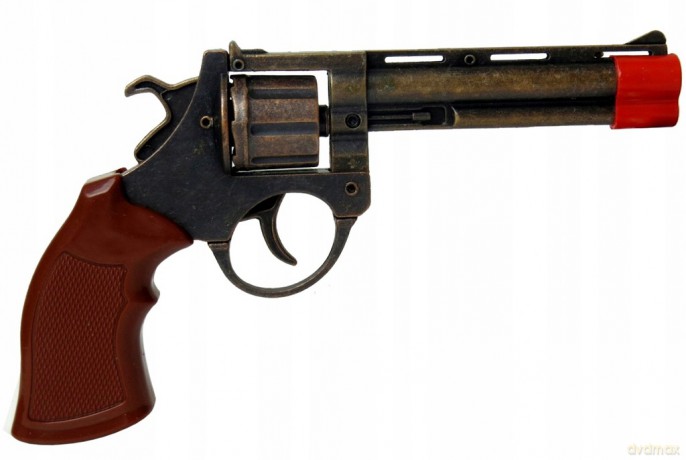 Pistolet metalowy na spłonkę blister 88364