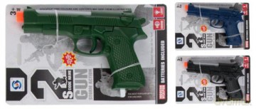 Pistolet na baterie 17x25 cm mix