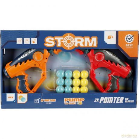 Pistolet na piłki sport 2 szt 478608