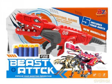 Pistolet na pociski Dinozaur BBRO0134 mix