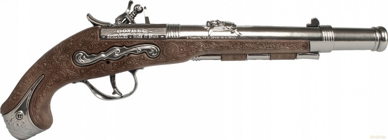 Pistolet pirata metalowy 94/0 GONHER