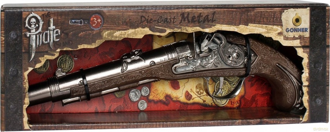 Pistolet pirata metalowy 94/0 GONHER