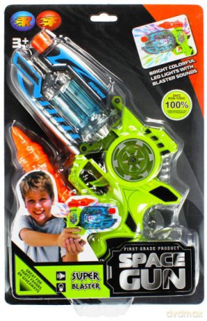 Pistolet UFO na baterie