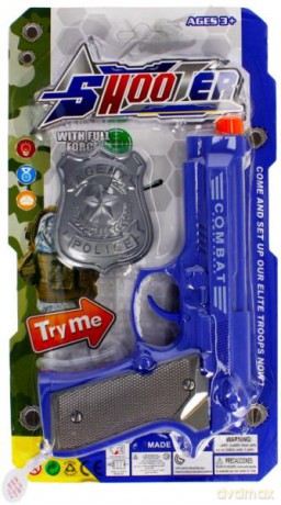 Pistolet z dźwiękiem z akcesoriami 482721