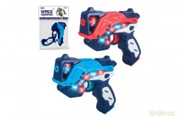 Pistolet ze światłem i dźwiękiem 16 cm 160608 mix