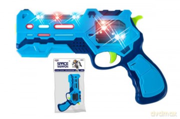 Pistolet ze światłem i dźwiękiem 24 cm SPACE WEAPON 160639