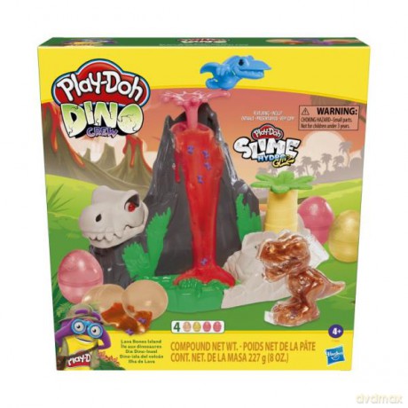 Play-Doh Ciastolina Slime HydroGlitz Wyspa dinozaurów F1500