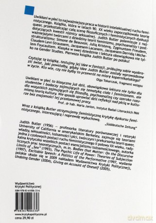 Uwikłani W Płeć - Judith Butler [KSIĄŻKA]