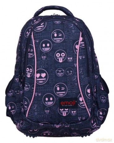 Plecak 3-komorowy BP-26 EMOJI Pink