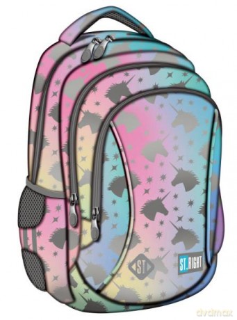 Plecak 3-komorowy ST.RIGHT BP-26 Ombre Unicorn